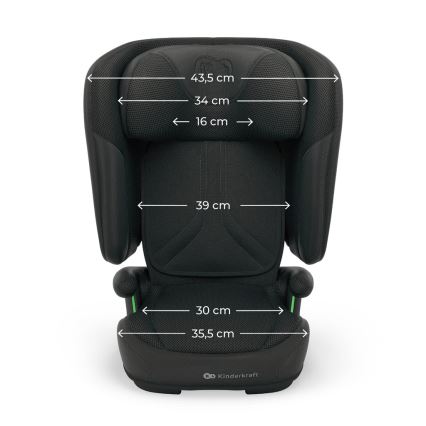 KINDERKRAFT - Siège auto pliable UNITY 2 i-Size 100-150 cm noir