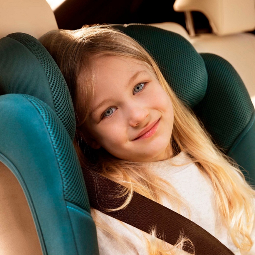 KINDERKRAFT - Siège-auto pliable UNITY 2 i-Size 100–150 cm turquoise
