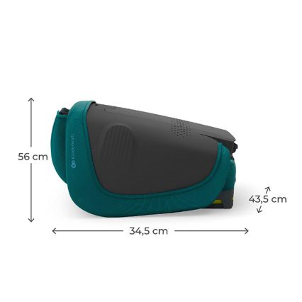 KINDERKRAFT - Siège-auto pliable UNITY 2 i-Size 100–150 cm turquoise