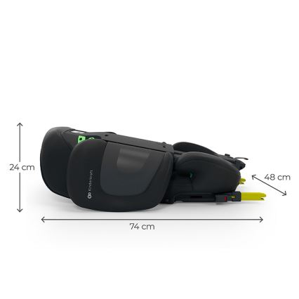 KINDERKRAFT - Siège-auto pliable XPAND 2 PRO 100-150 cm noir