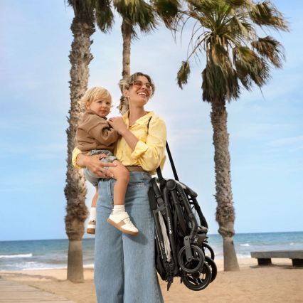 KINDERKRAFT - Sportieve kinderwagen INDY 3 Coal Black