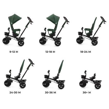 KINDERKRAFT - Tricycle enfant AVEO vert