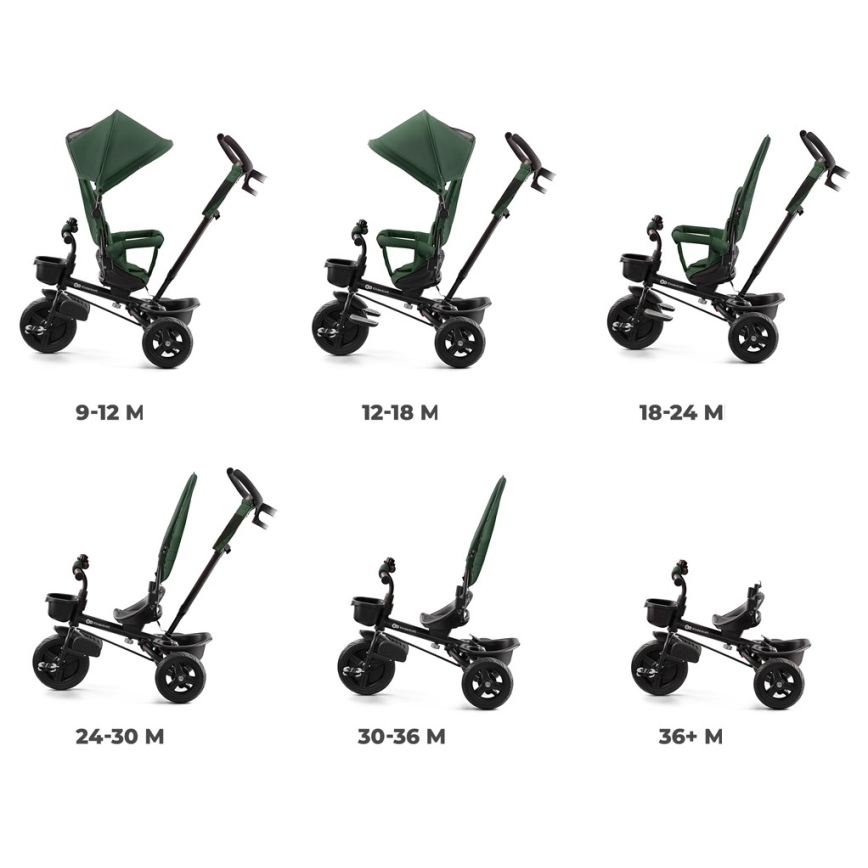 KINDERKRAFT - Tricycle enfant AVEO vert