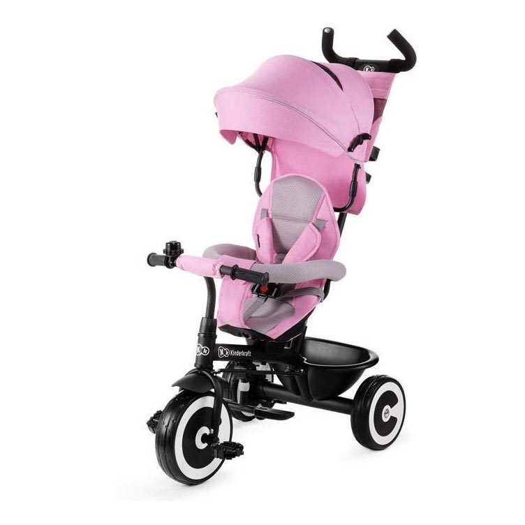 KINDERKRAFT - Tricycle pour enfants ASTON rose