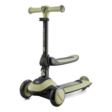 KINDERKRAFT - Trottinette enfant 2en1 HALLEY Grassland