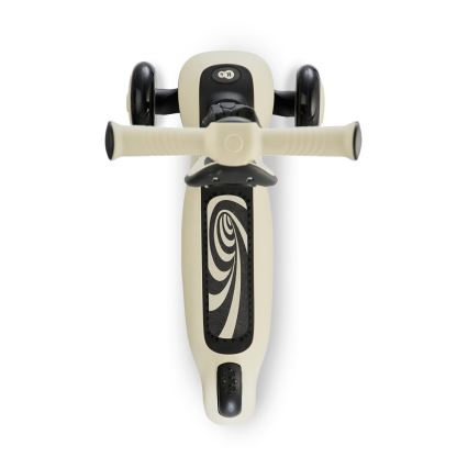KINDERKRAFT - Trottinette enfant 2en1 HALLEY Stone blanc