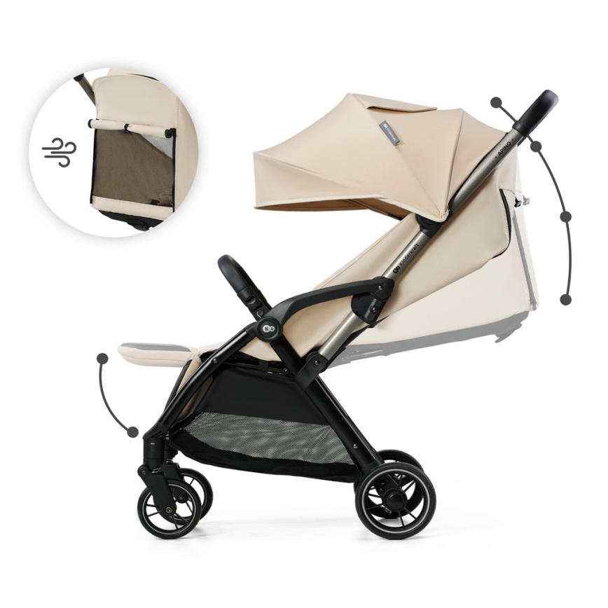 KINDERKRAFT - Wandelwagen APINO beige