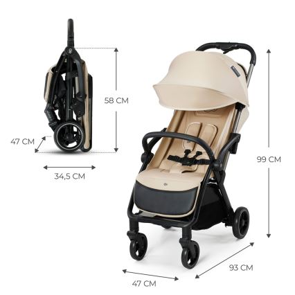 KINDERKRAFT - Wandelwagen APINO beige