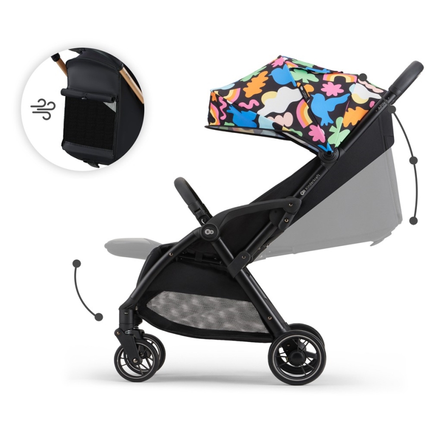 KINDERKRAFT - Wandelwagen APINO kleurrijk