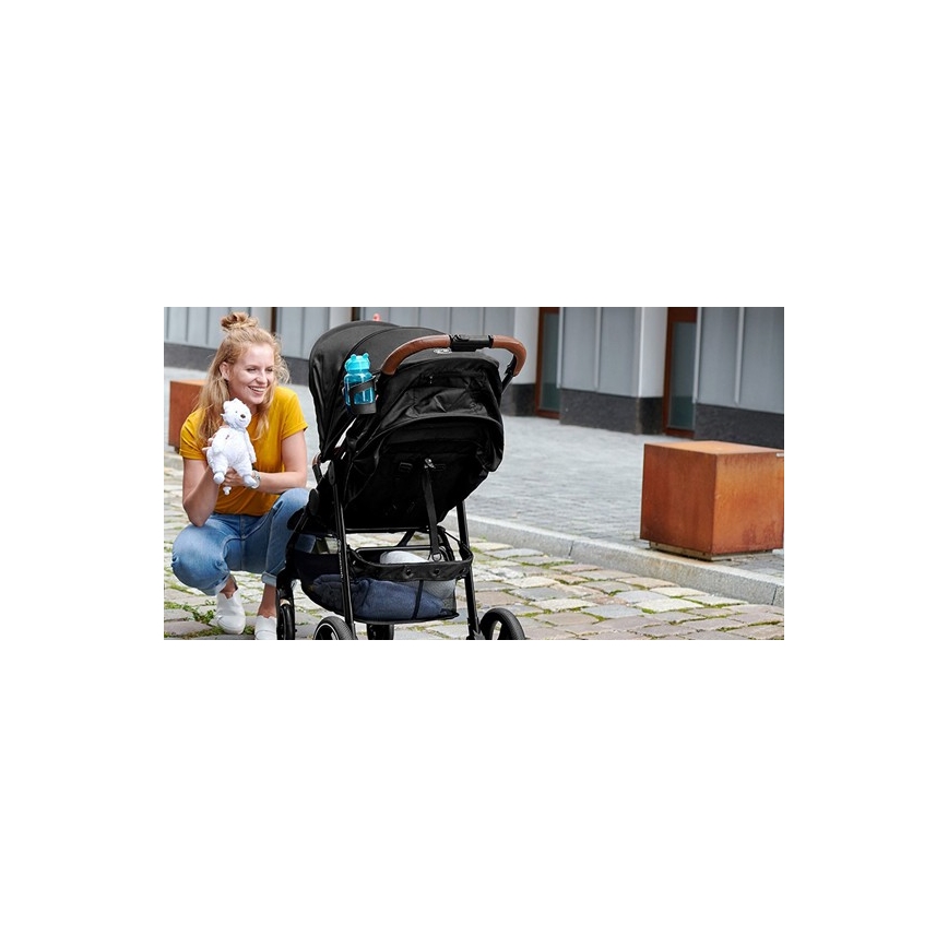 KINDERKRAFT - Wandelwagen GRANDE PLUS zwart