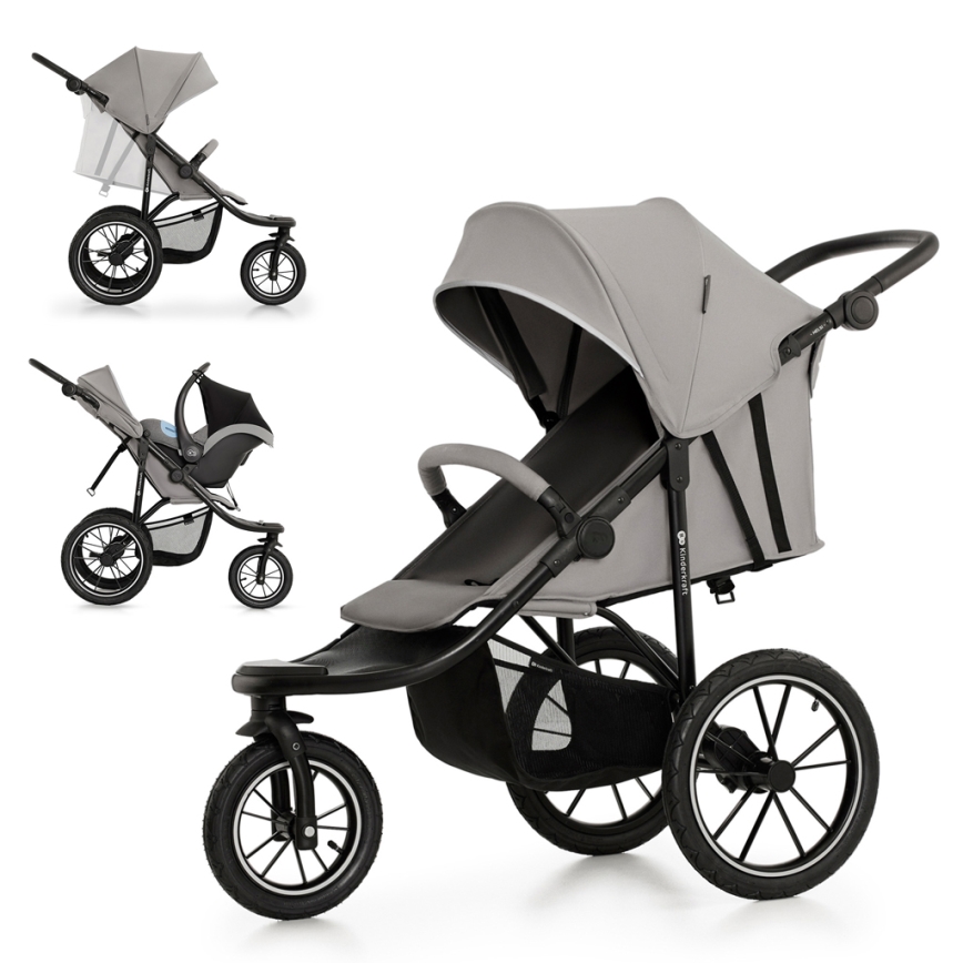 KINDERKRAFT - Wandelwagen HELSI2 grijs