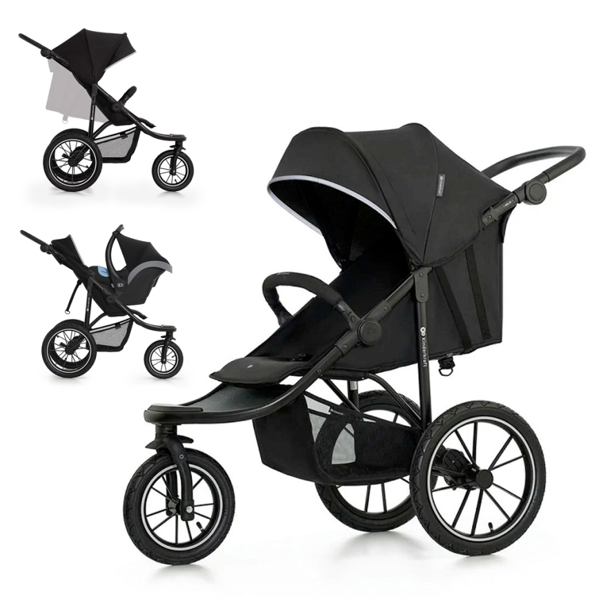 KINDERKRAFT - Wandelwagen HELSI2 zwart