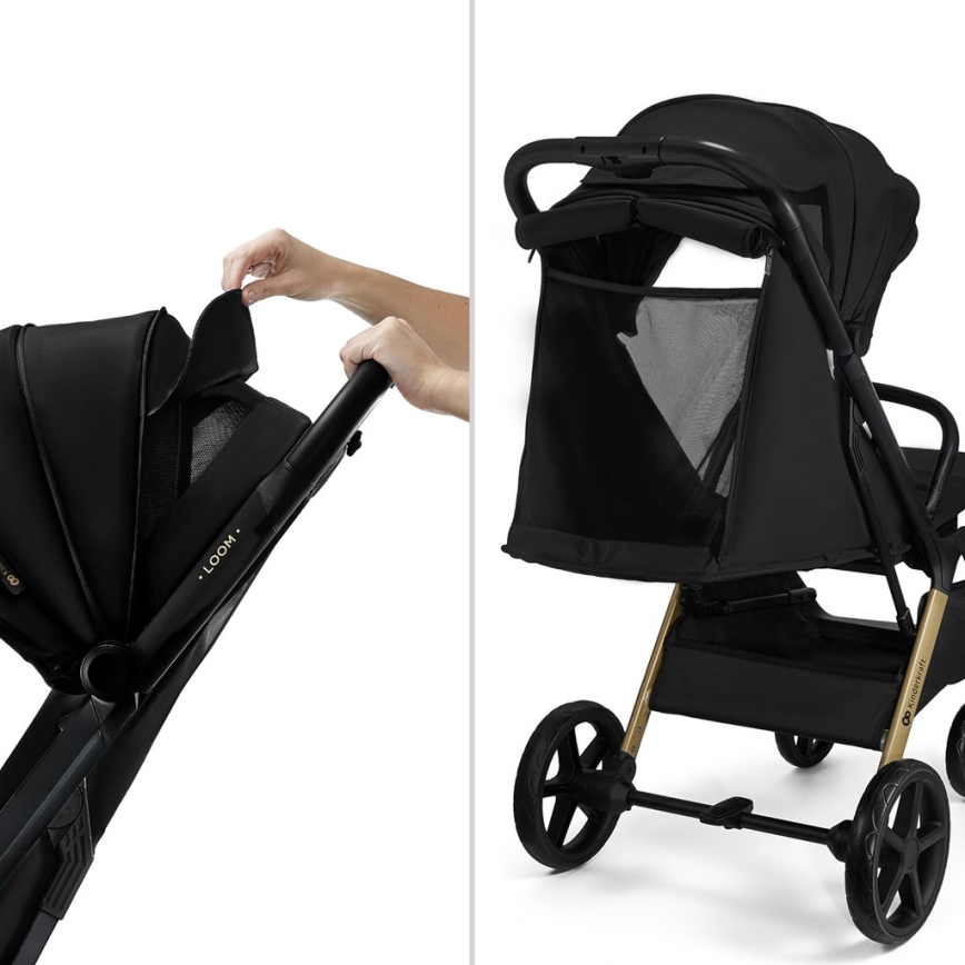 KINDERKRAFT - Wandelwagen LOOM zwart