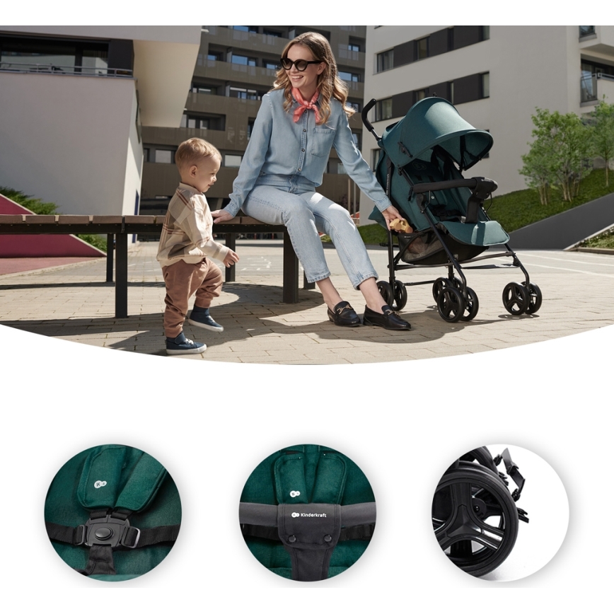 KINDERKRAFT - Wandelwagen TIK Green bos