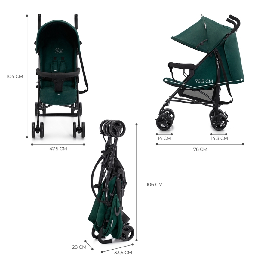 KINDERKRAFT - Wandelwagen TIK Green bos