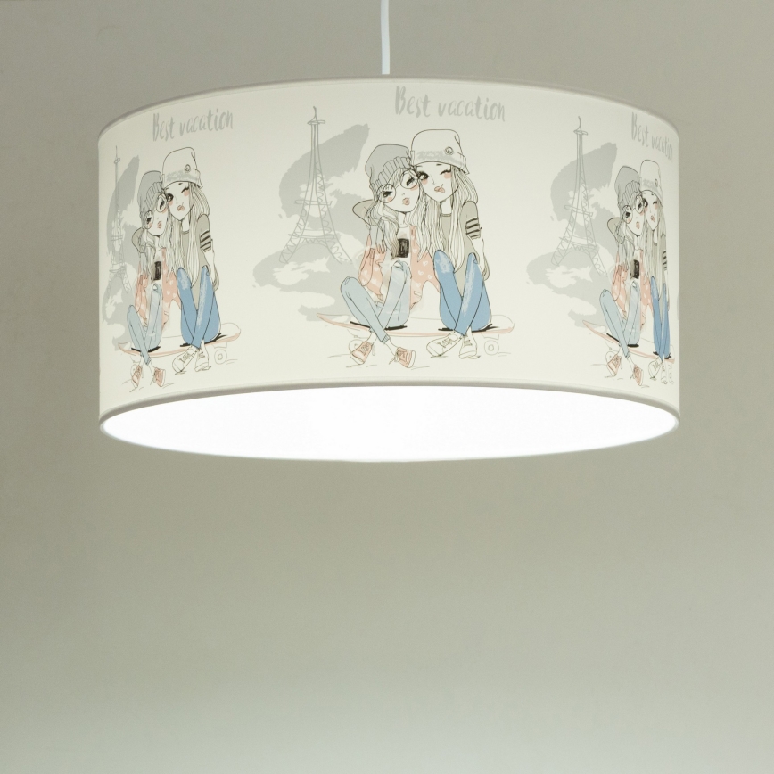 Kinderkroonluchter GIRLS VIBES 1xE27/60W/230V Ø 40 cm Paris