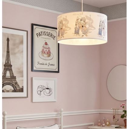 Kinderkroonluchter GIRLS VIBES 1xE27/60W/230V Ø 40 cm Paris
