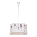 Kinderkroonluchter GIRLS VIBES 1xE27/60W/230V Ø 40 cm voor meisjes
