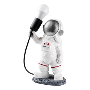 Kinderlamp ASTRONAUT 1xE27/40W/230V zilver/wit