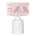 Kinderlamp CANDY 1xE27/40W/230V roze/wit