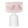Kinderlamp CANDY 1xE27/40W/230V roze/wit