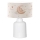 Kinderlamp CANDY 1xE27/40W/230V wit/beige
