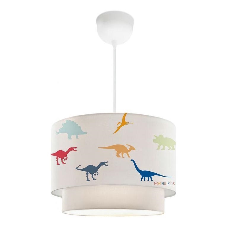 Kinderlamp CANDY 1xE27/40W/230V wit/veelkleurig