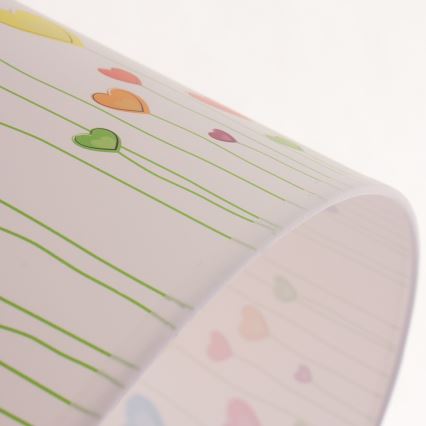 Kinderhanglamp aan kabel HEARTS 1xE27/60W/230V