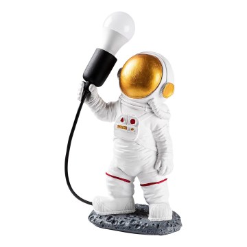 Kinderlampje ASTRONAUT 1xE27/40W/230V koper/wit