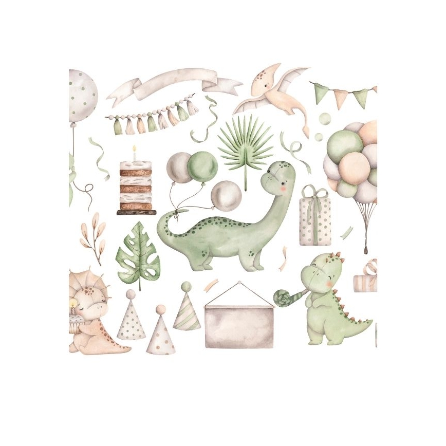 Kinderplafondlamp KIDS ROOM 1x E27/60W/230V Ø 40 cm dinosaurus