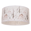 Kinderplafondlamp KIDS ROOM 1xE27/60W/230V Ø 40 cm met dierenmotief
