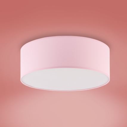 Kinderplafondlamp RONDO KIDS 4xE27/15W/230V roze