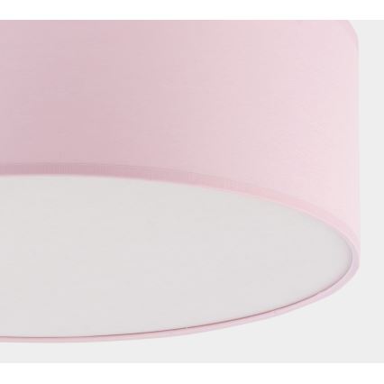 Kinderplafondlamp RONDO KIDS 4xE27/15W/230V roze