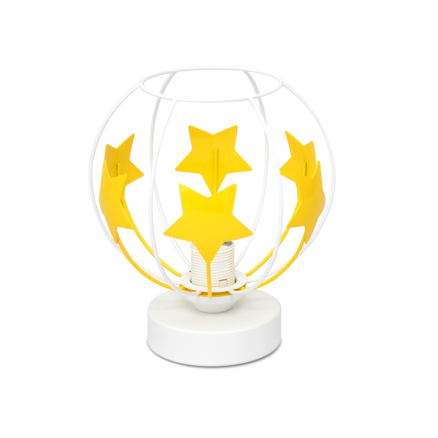 Kindertafel lamp STARS 1xE27/15W/230V geel/wit