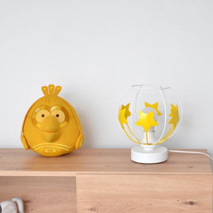 Kindertafel lamp STARS 1xE27/15W/230V geel/wit