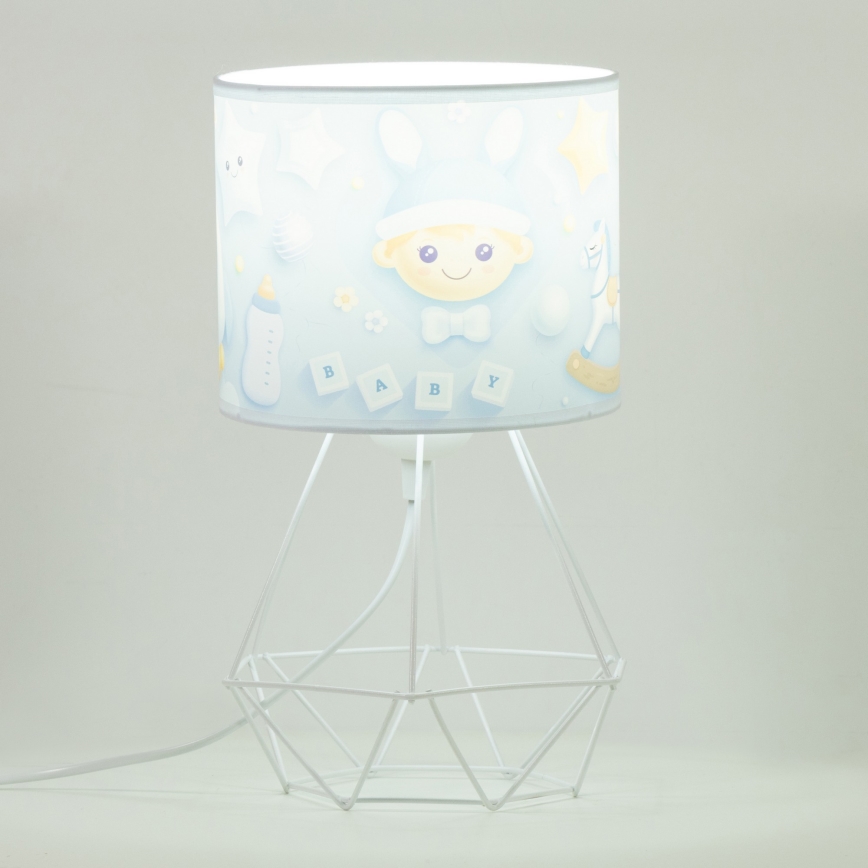 Kindertafellamp KIDS ROOM 1xE27/60W/230V Ø 18 cm kosmonaut