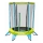 Kindertrampoline Ø 140 cm, blauw/groen