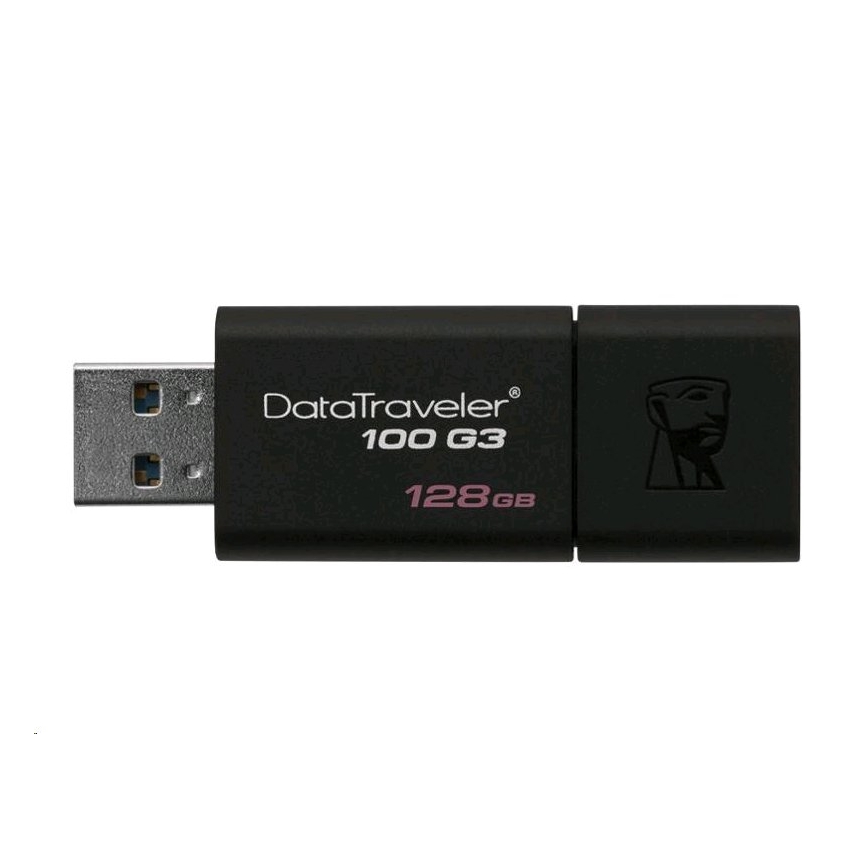 Kingston - USB Stick DATATRAVELER 100 G3 USB 3.0 128GB zwart