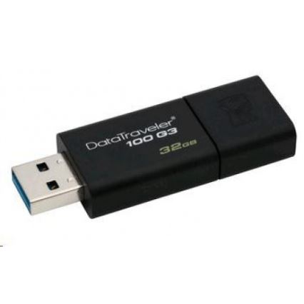 Kingston - USB Stick DATATRAVELER 100 G3 USB 3.0 32GB zwart