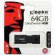 Kingston - USB Stick DATATRAVELER 100 G3 USB 3.0 64GB zwart