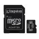 Kingston - MicroSDHC 16GB Canvas Select Plus U1 80MB/s + adaptateur SD