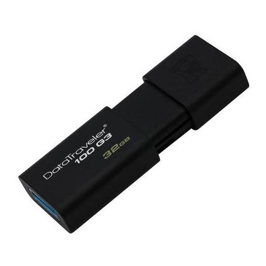 Kingston - USB Stick DATATRAVELER 100 G3 USB 3.0 32GB zwart