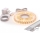Kit 1x ruban LED MYLIVING LIGHTSTRIP LED/22W/230V 5 m + 5 profils encastrés de 1 m argent/blanc