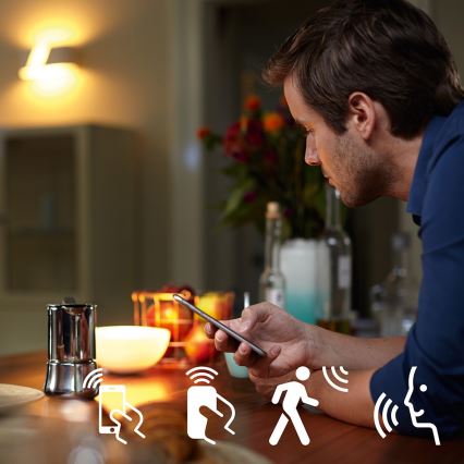 Kit de base Philips Hue WHITE AMBIANCE  2xE27/8,5W/230V + dispositif d'interconnexion