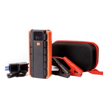 Kit de démarrage pour voiture 1000A avec batterie portative 12000 mAh PD 10W et Lampe de poche LED avec crochet et aimant