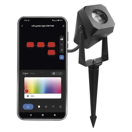 LED RGBIC Lampe d'extérieur dimmable GoSmart - extension LED/1,5W/12V 3000-6500K IP65 Wi-Fi Tuya