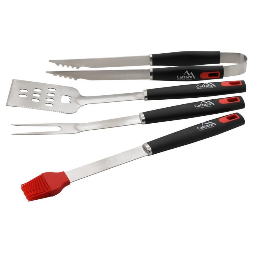 Kit d'ustensiles pour grillades 4 pc
