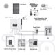 Kit solaire : SOFAR Convertisseur solaire hybride 6kW + module batterie AMASSTORE 10,24kWh avec socle avec unité de contrôle de la batterie