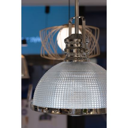 Lustre sur barre THOR 1xE27/11W/230V chrome brillant