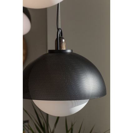 Hanglamp aan een koord GRAVEN 1xE27/11W/230V zwart